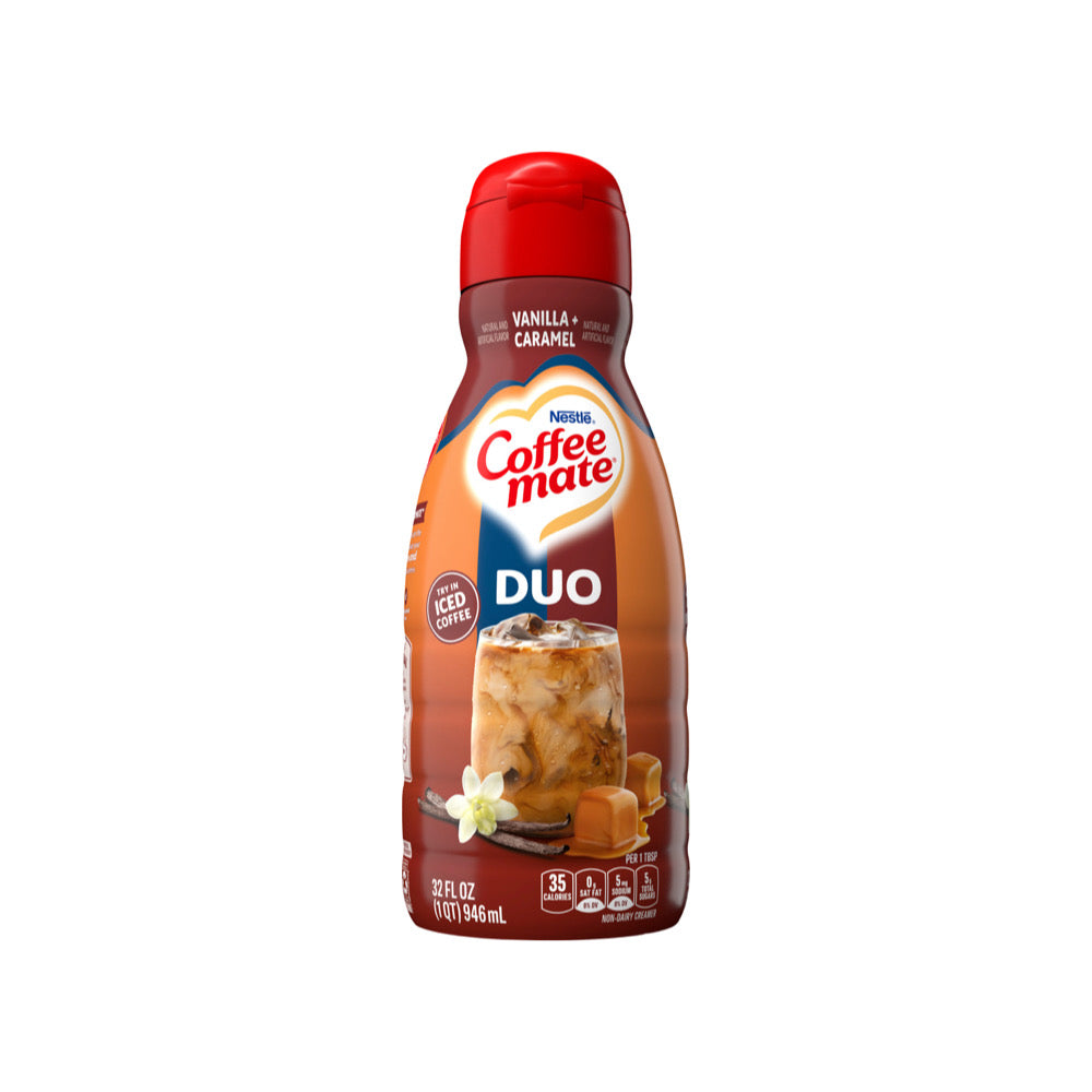 Coffee Mate DUO Vanilla + Caramel Coffee Creamer (946ml) - America