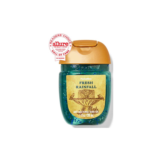 Bath and Body Works Fresh Rainfall PocketBac Anti-Bacterial Hand Gel (29ml) - America