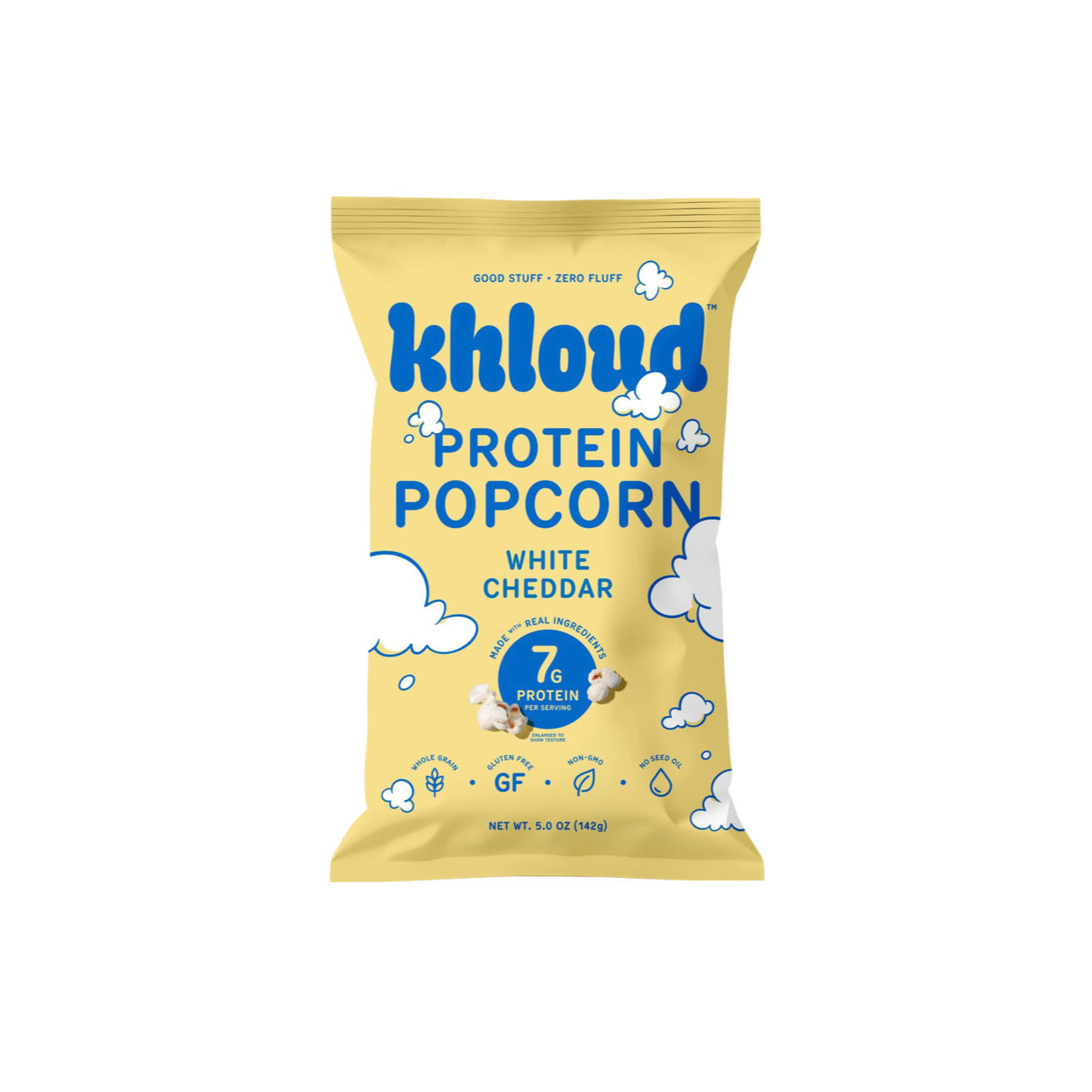 Khloud White Cheddar Protein Popcorn (141g) - America