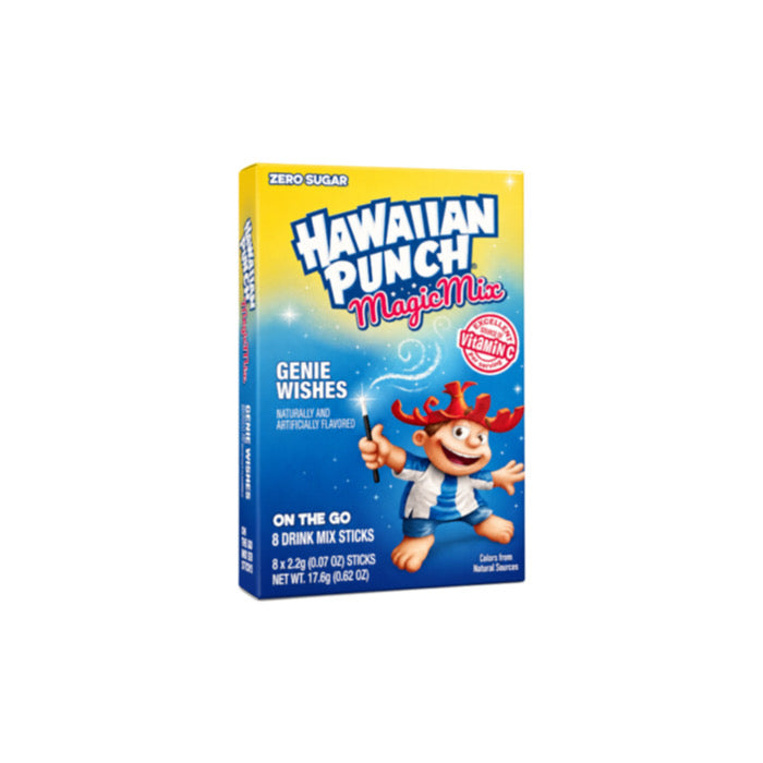 Hawaiian Punch On The Go Magic Mix Genie Wishes Drink Mix 8-Pack (17g) - America