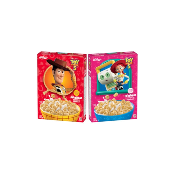 Kelloggs Toy Story 5 Vanilla Loops RANDOM CHARACTER (252g) - Canada
