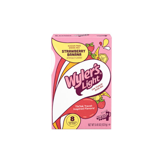 Wyler's Light Singles To Go Watertok Strawberry Banana Drink Sachets (12g) - America