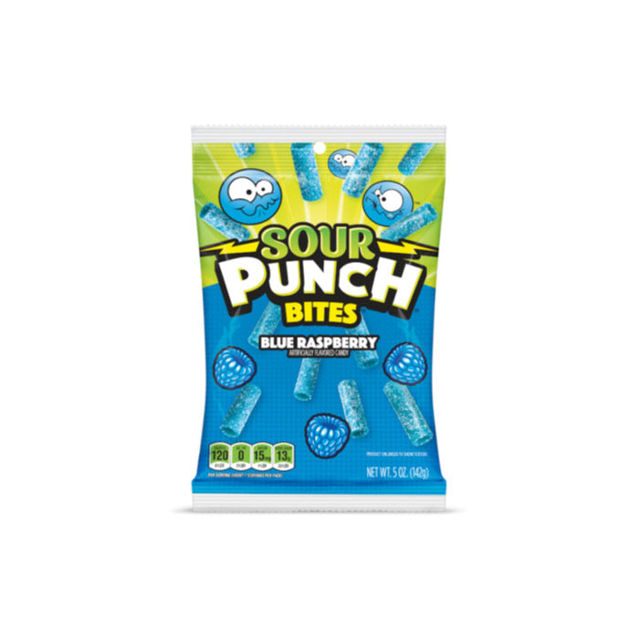 Sour Punch Blue Raspberry Bites (142g) - America