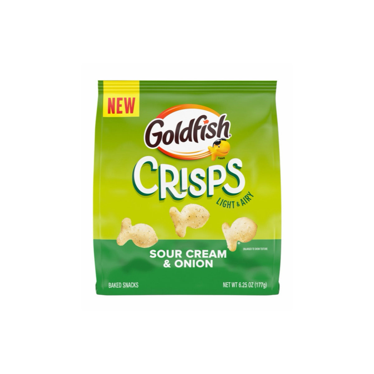 Goldfish Spicy Dill Pickle Crisps Baked Snacks (177g) - America