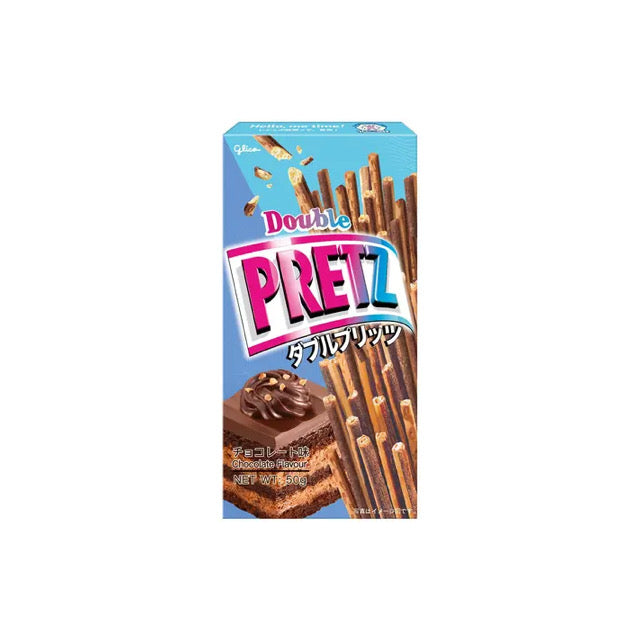 Glico Double Pretz Chocolate Pretzel Sticks (50g) - China