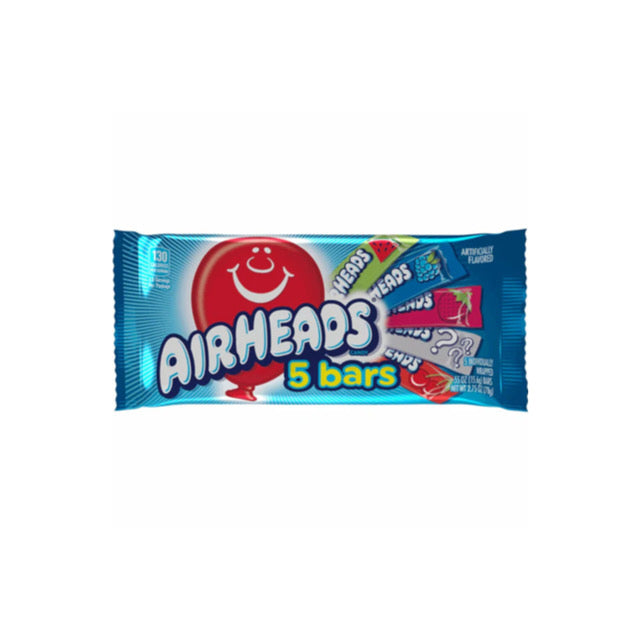 Airheads Assorted 5 Bars Pouch (78g) - America
