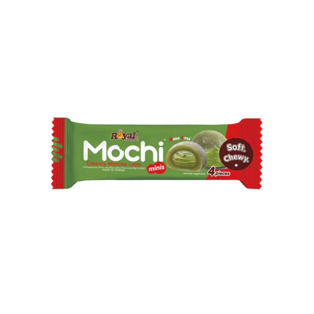 Royal Family Mochi Creamy Matcha Latte 4-Pack (40g) - Taiwan