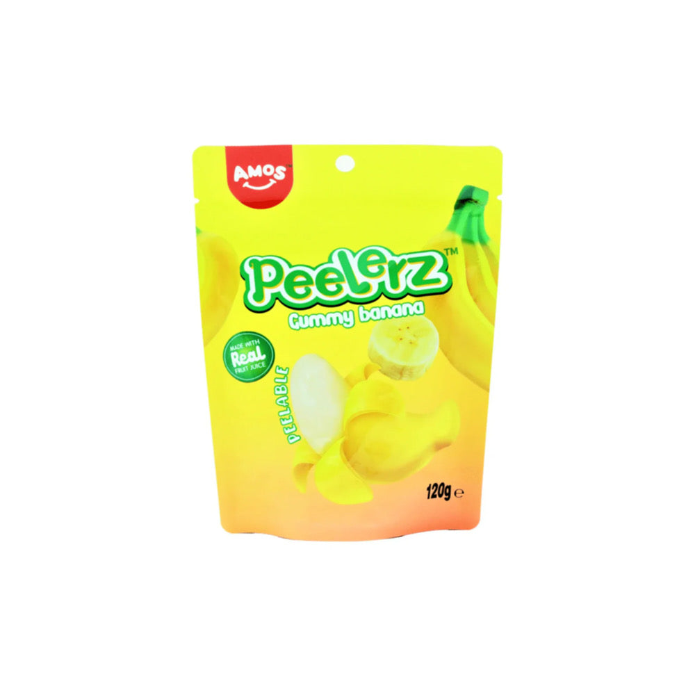 Amos Peelerz Gummy Banana Peg Bag (120g) - America