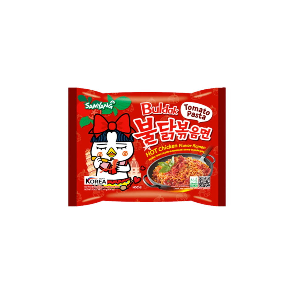 Samyang Buldak Noodles Tomato Pasta Ramen (130g) - Korea