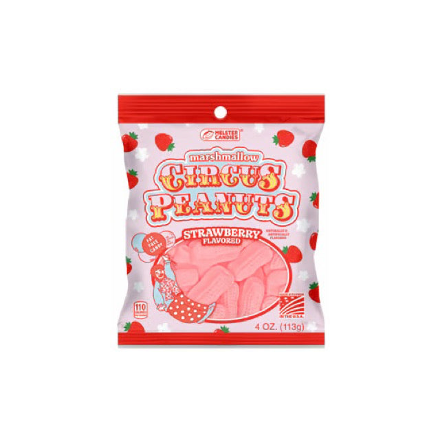 Melster Marshmallow Circus Peanuts Strawberry (113g) - America