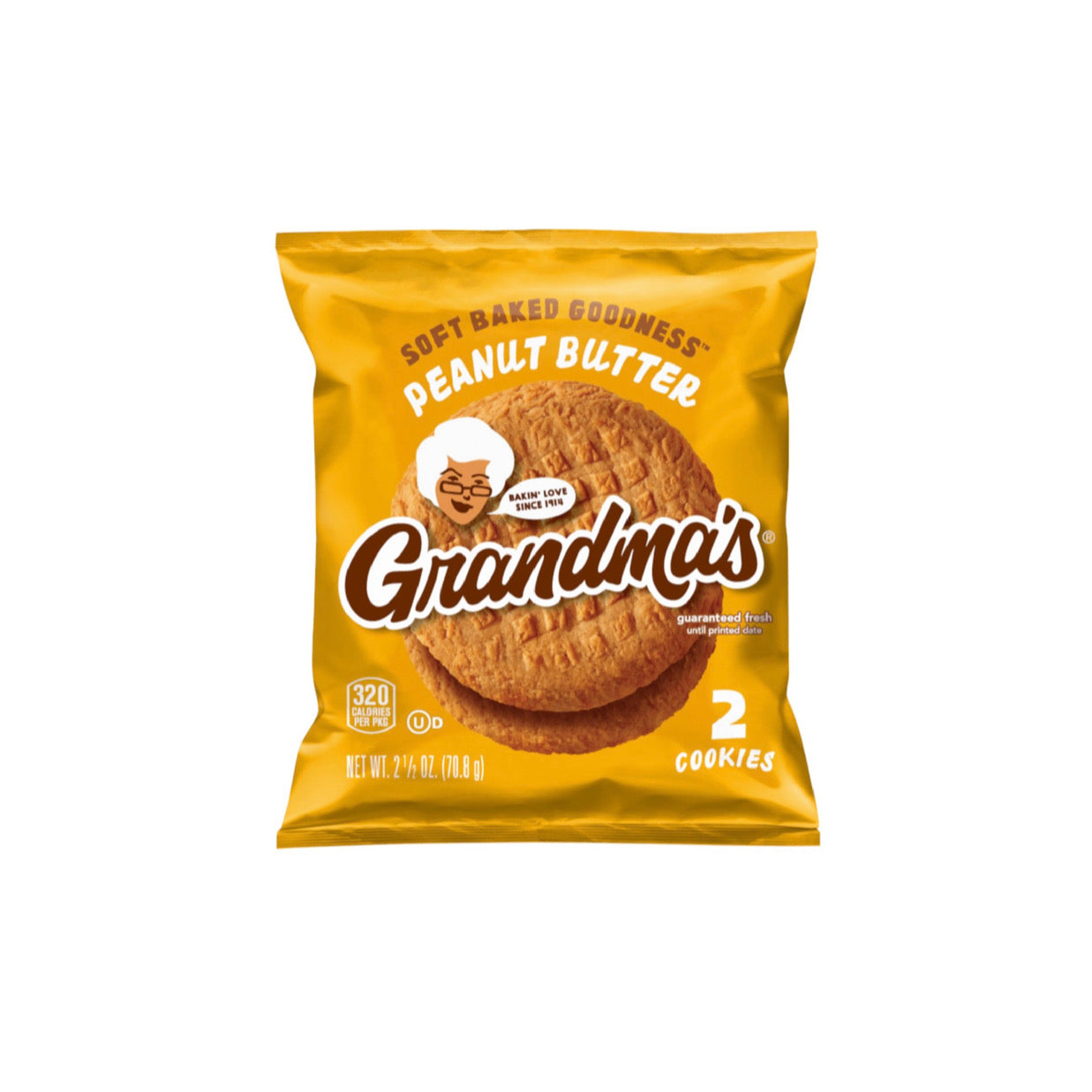 Grandma’s Cookies Peanut Butter (71g) - American