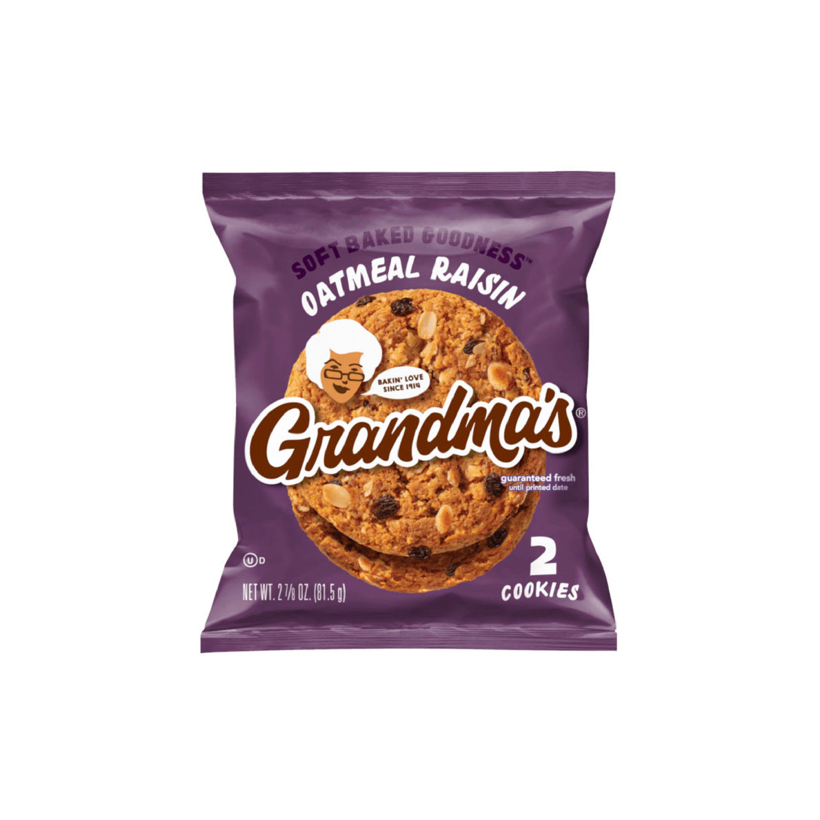 Grandma’s Cookies Oatmeal Raisin (71g)- America