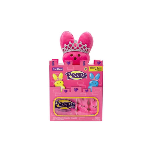 Peeps Plush Bunny Princess Castle with Peeps Marshmallows Gift Set (42g) - America