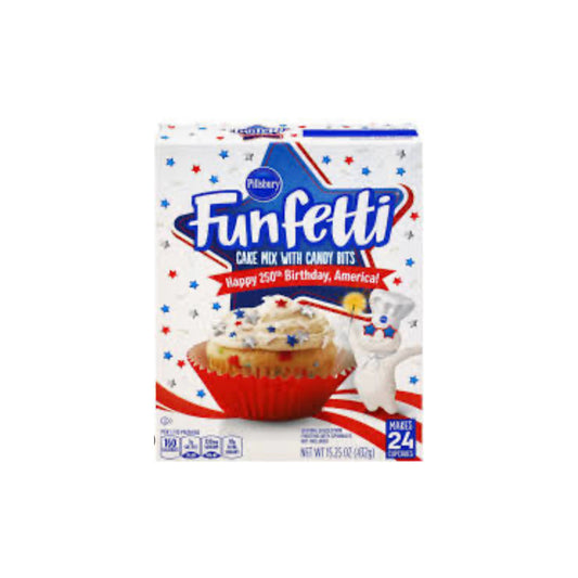 Pillsbury Funfetti Cake Mix Happy 250th Birthday America Edition (432g) - America