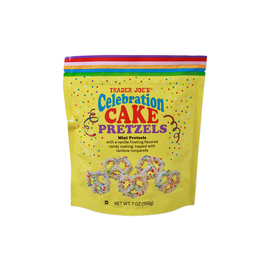Trader Joes Celebration Cake Pretzels Mini Pretzels (198g) - America