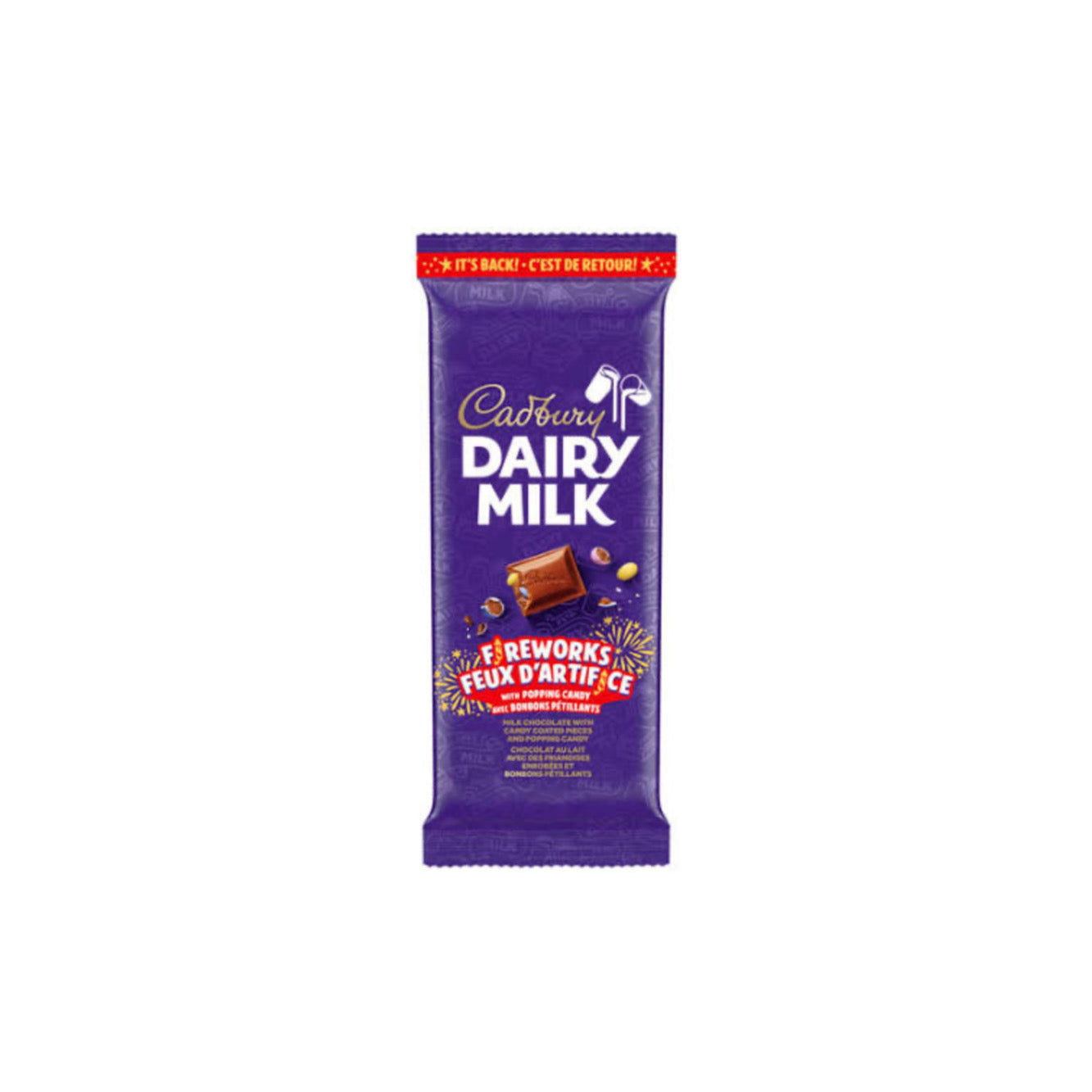 Cadbury Dairy Milk Fireworks With Popping Candy (90g) - South Africa