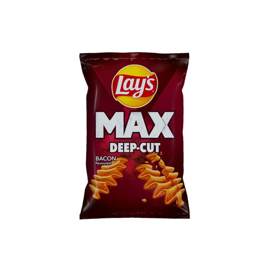 Lay’s Max Deep-Cut Bacon Potato Chips (120g) - EU