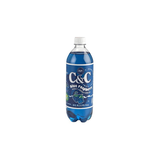 C&C Blue Raspberry Soda (710ml) - America