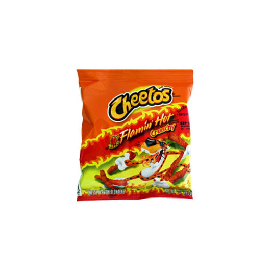 Cheetos Flamin’ Hot Crunchy Cheese Flavoured Snacks (28g) - America