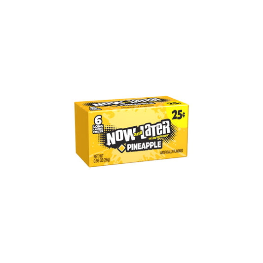 Now & Later Pineapple Fruit Chews (26g) - America