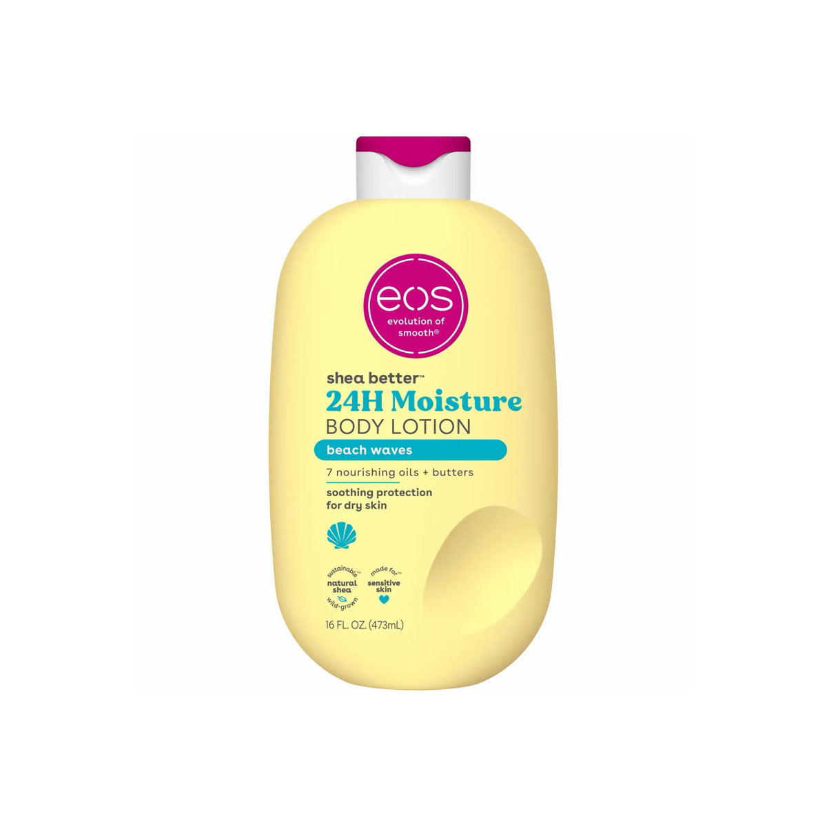 EOS Beach Waves Shea Better 24H Moisture Body Lotion (473ml) - America