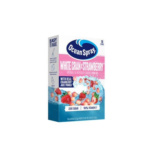 Ocean Spray Singles to Go White Cran-Strawberry (25g)- America