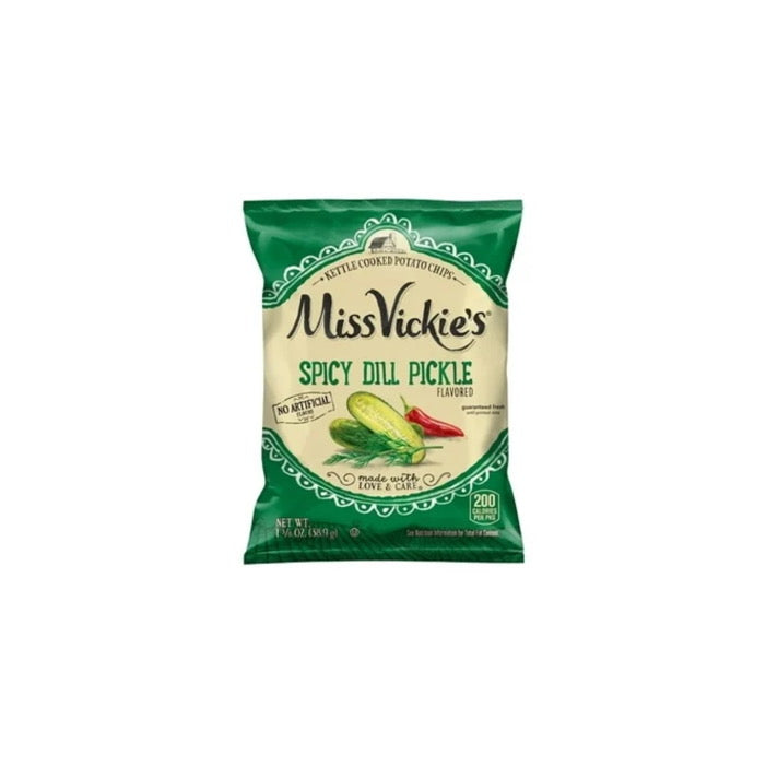 Miss Vickie’s Spicy Dill Pickle Kettle Cooked Potato Chips (38g) - Canada