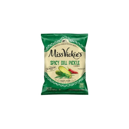 Miss Vickie’s Spicy Dill Pickle Kettle Cooked Potato Chips (38g) - Canada