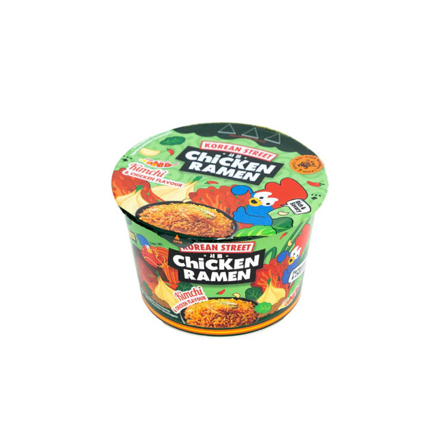 Korean Street Kimchi & Chicken Flavour Stir Fried Noodle Bowl (112g) - Korea