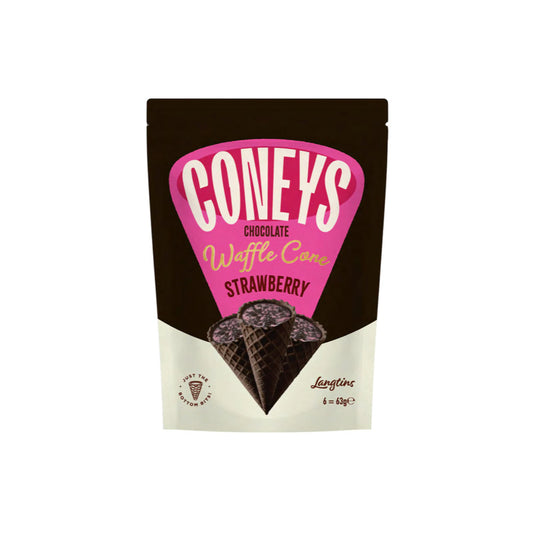 Coneys Strawberry Waffle Cones (63g) - EU