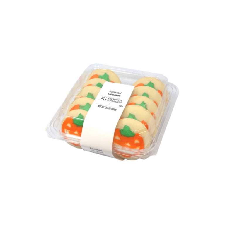 Frosted Sugar Cookie Halloween Pumpkin Design 10 Count (383g) - America