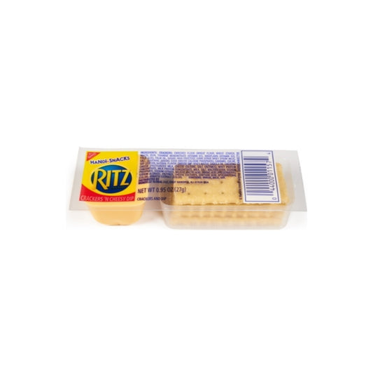 Ritz Handi-Snacks Crackers ‘N Cheesy Dip (27g) - America