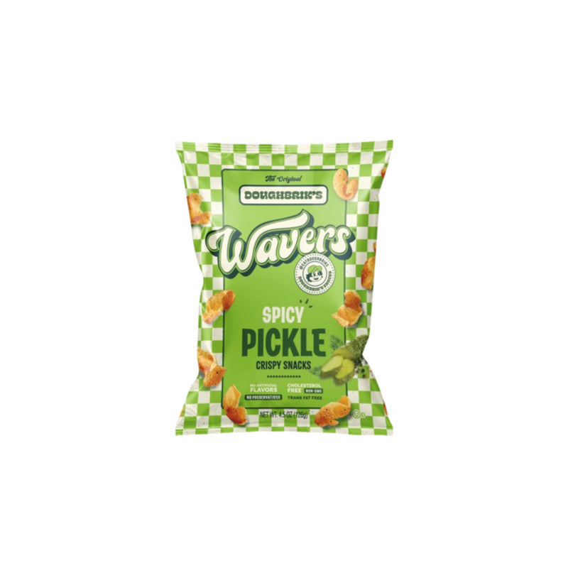 The Original Doughbrik’s Wavers Spicy Pickle Crispy Snacks (126g) - America