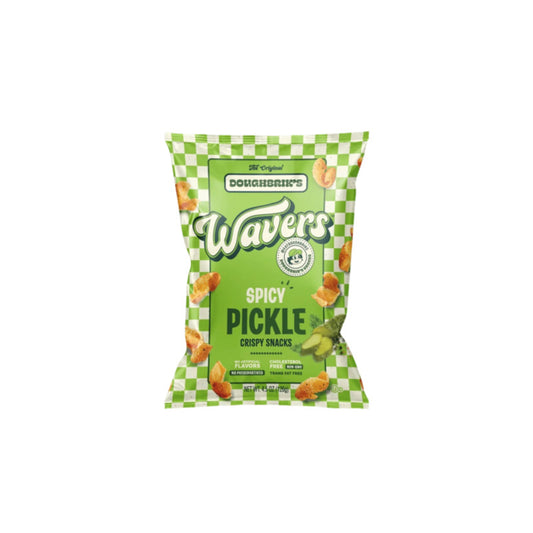The Original Doughbrik’s Wavers Spicy Pickle Crispy Snacks (126g) - America