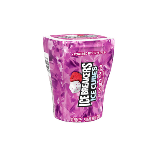 Ice Breakers Ice Cubes Raspberry
Sorbet Sugar Free Gum 3.24oz (92g) - America