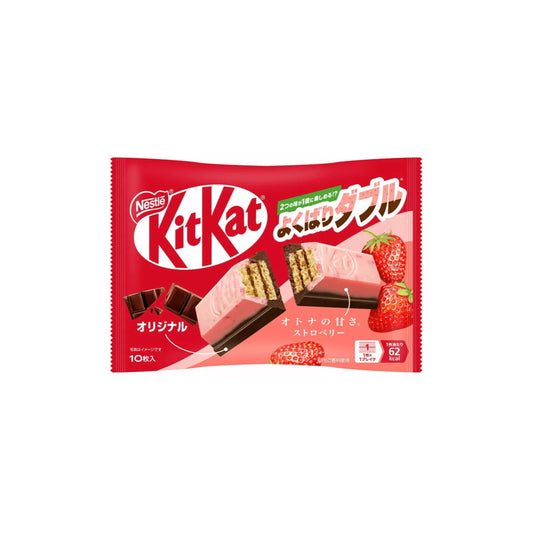 Kit Kat Mini Chocolate & Strawberry Bars (116g) - Japan