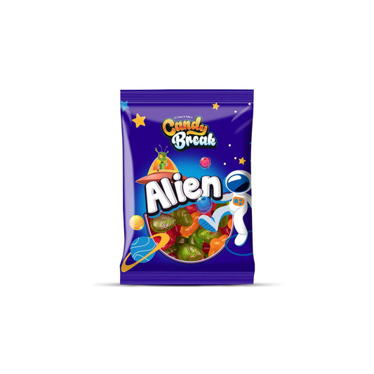 Candy Break Gummy Aliens Peg Bag (113g) - America