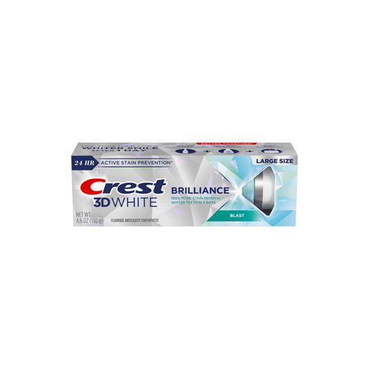Crest 3D White Brilliance Blast Large Size Tooth Paste (130g) - America