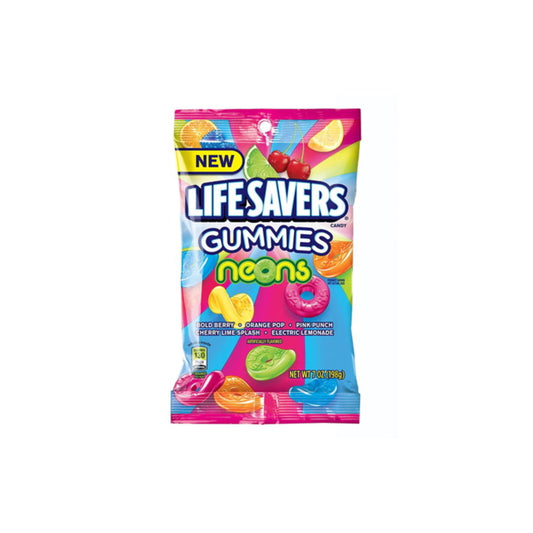 Lifesavers Gummies Neons Peg Bag (198g) - America