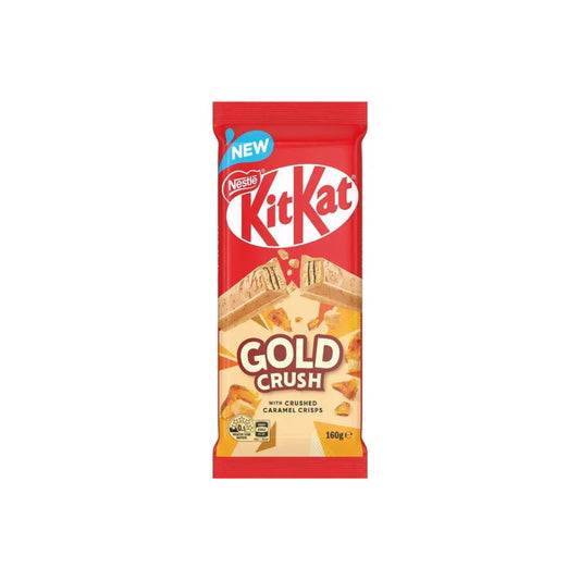 Nestle Kit Kat Gold Crush Large Chocolate Bar (160g) - Australia