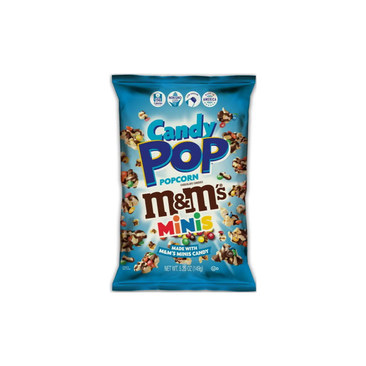 Candy Pop Popcorn M&M Minis Milk Chocolate (149g) - America