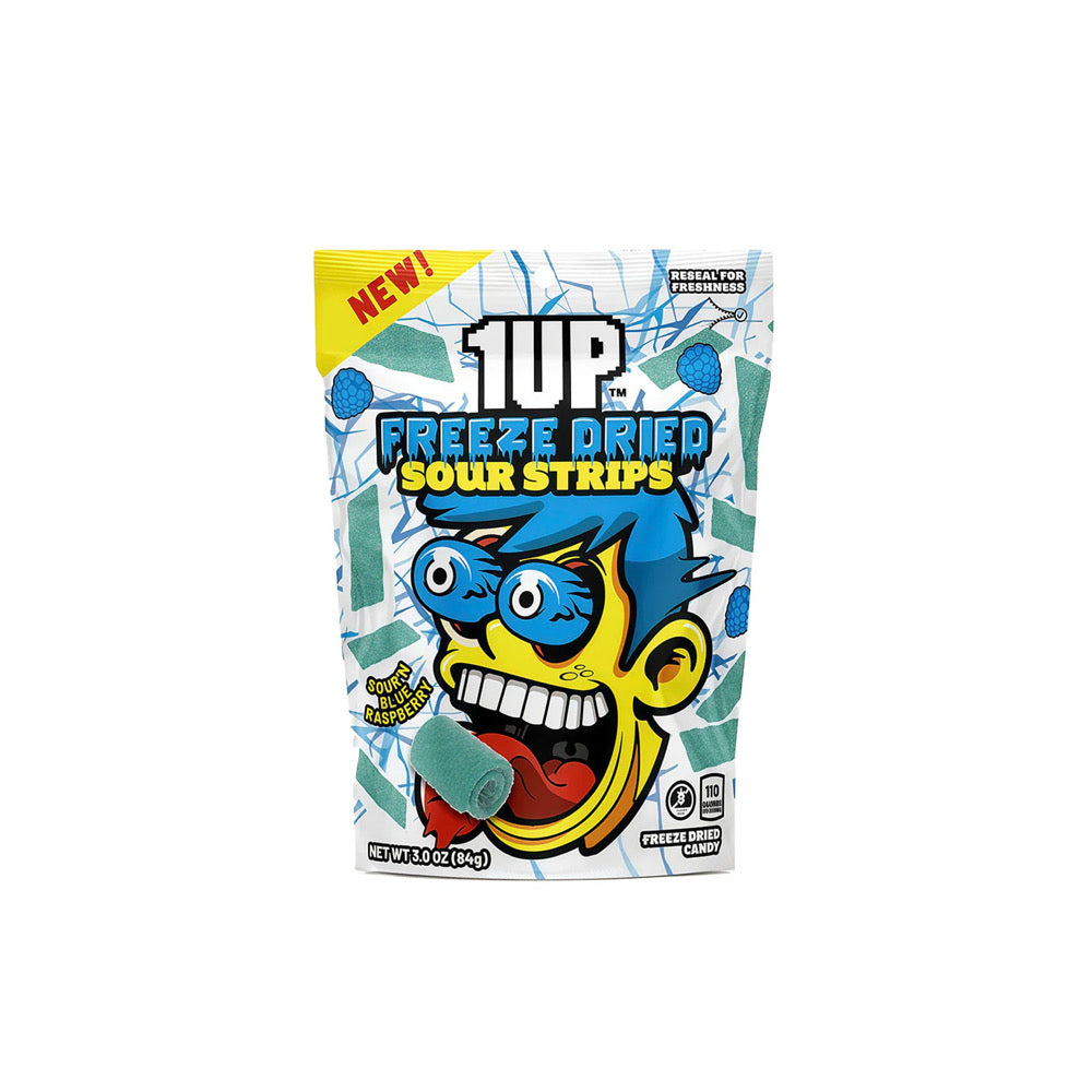 1UP Sour Crunch Blue Raspberry (85g) - America