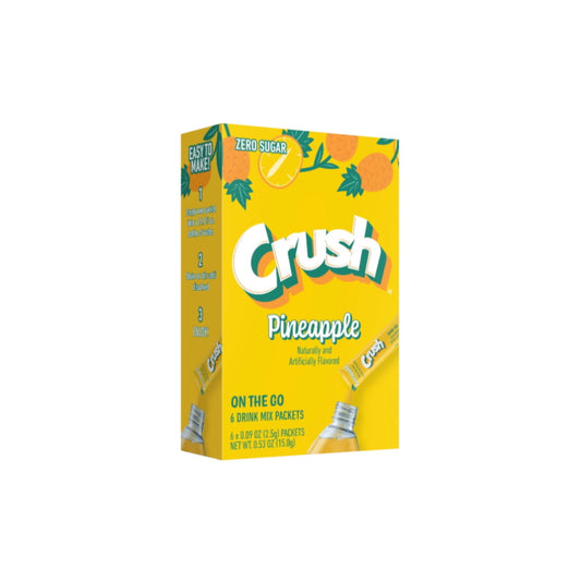 Crush On The Go Pineapple Drink Mix 6-Pack (15g)- America