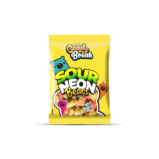 Candy Break Sour Neon Bears (113g) - America
