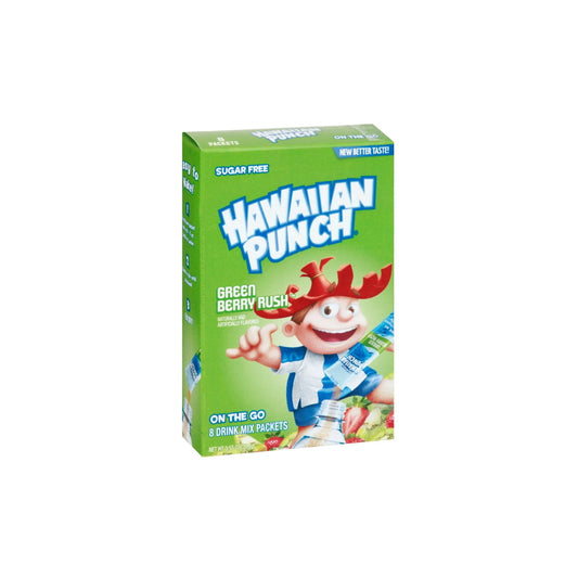 Hawaiian Punch On The Go Green Berry Rush Drink Mix 8-Pack (15g) - America