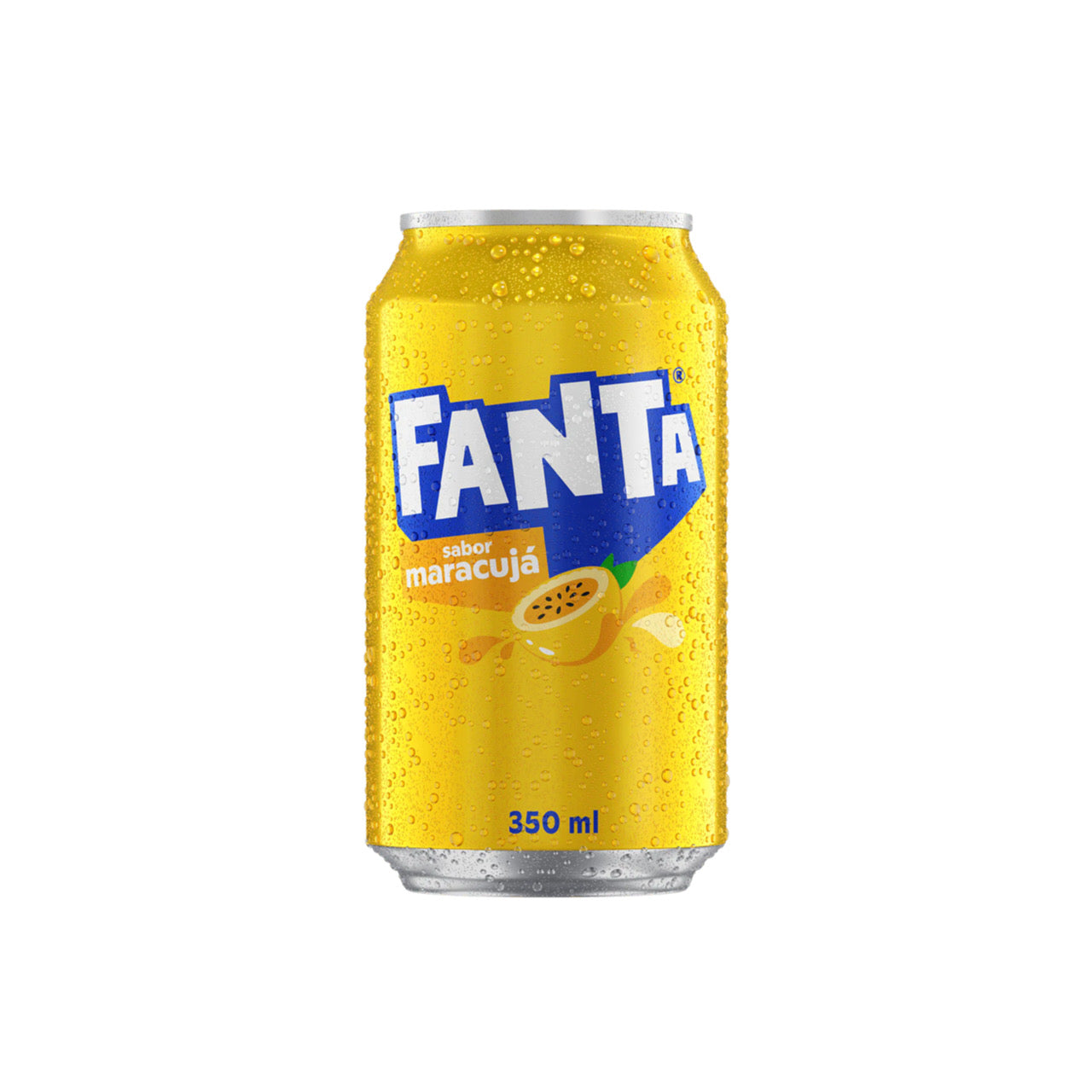 Fanta Passionfruit (Sabor Maracujá) Soda Can (350ml) - Brazil