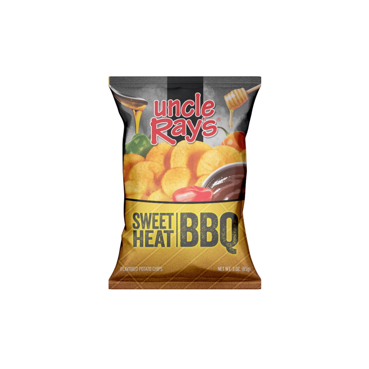 Uncle Ray's Sweet Heat BBQ Potato Chips (85g) -America