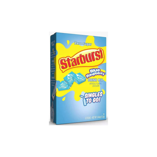 Starburst Singles To Go Blue Raspberry Drink Mix 6-Pack (12.2g) - America