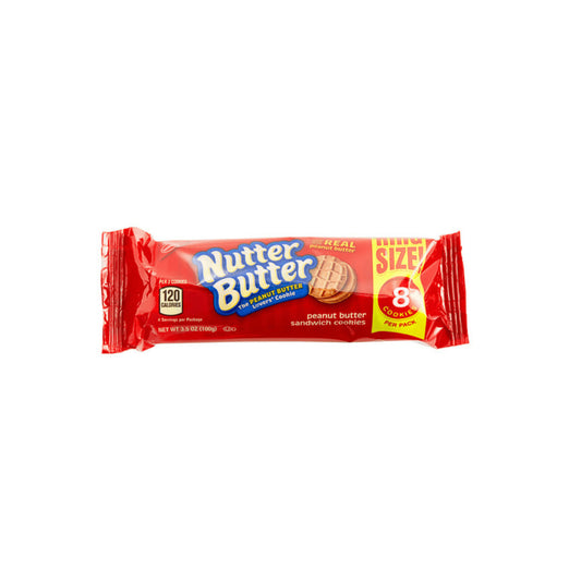 Nutter Butter Peanut Butter King Size Cookies 8-Pack (100g) - America