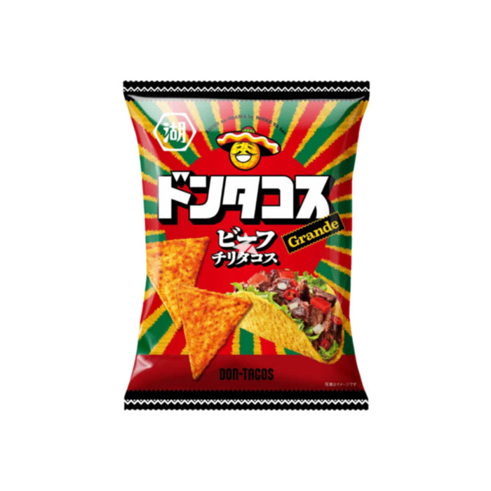 Koikeya Dontacos Beef Chili Taco Tortilla Chips (57g) - Japan